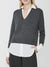 Flannel Melange w. White Underlayer