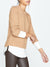 Camel Melange with White